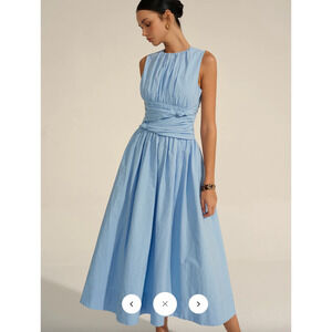 Copied -   NWT Commense Ruched Waist Maxi Dress  Sz M